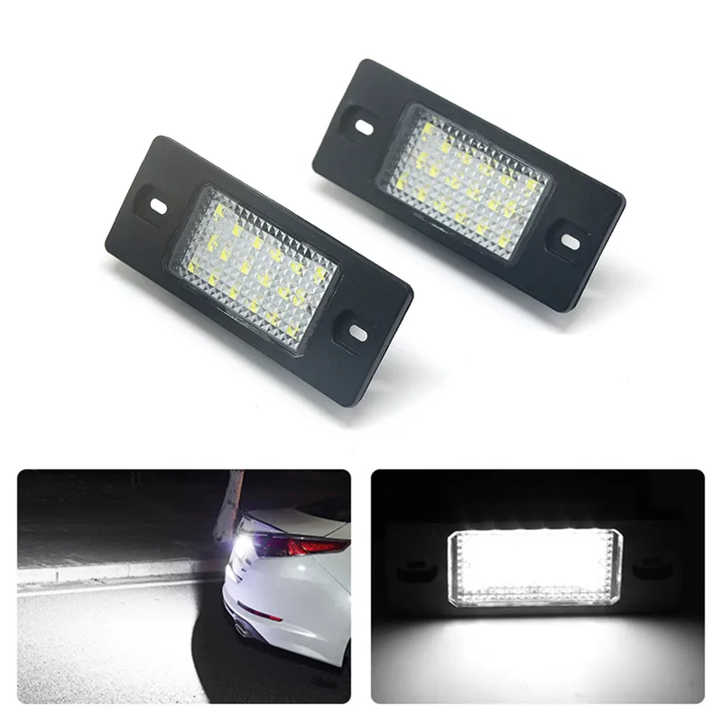 

For Porsche Cayenne For VW GOLF4 Variant/Golf5 Variant /Passat B5.5 Variant No Error Car LED Number License Plate Light Lamp 12V