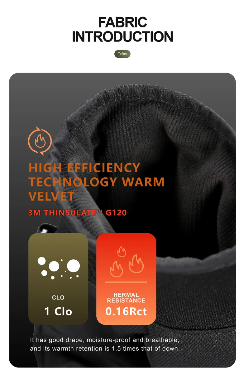 Reindee Lusion 22FW 3M Thinsulate warm gloves 3d bending design waterproof techwear gorpcore outdoor