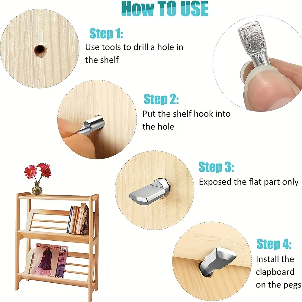 Shelf Pins 30Pcs