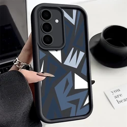 Splicing Geometric Design Phone Case - Galaxy S20 FE 5G (A811Black)