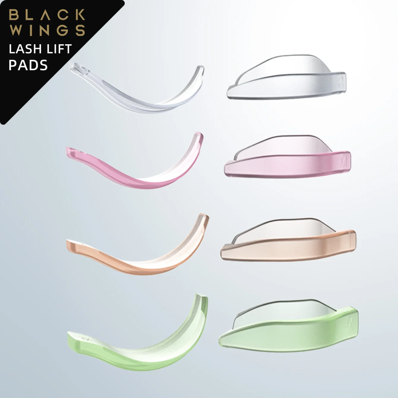 Jelly 4 Größen Wimpern Dauerwelle Curler Lift Pads Wimpern Dauerwelle Pads Stangen Für LashLift Silikon Für Wimpern Make-Up Schönheit Werkzeug – Detail 9