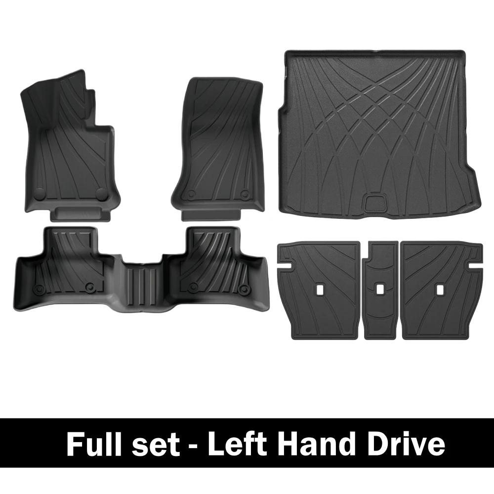 ELMASLINE 3D Gummimatten & Kofferraumwanne Set Für Mercedes GLC  X254 2022 2025 Suv Passt Nicht