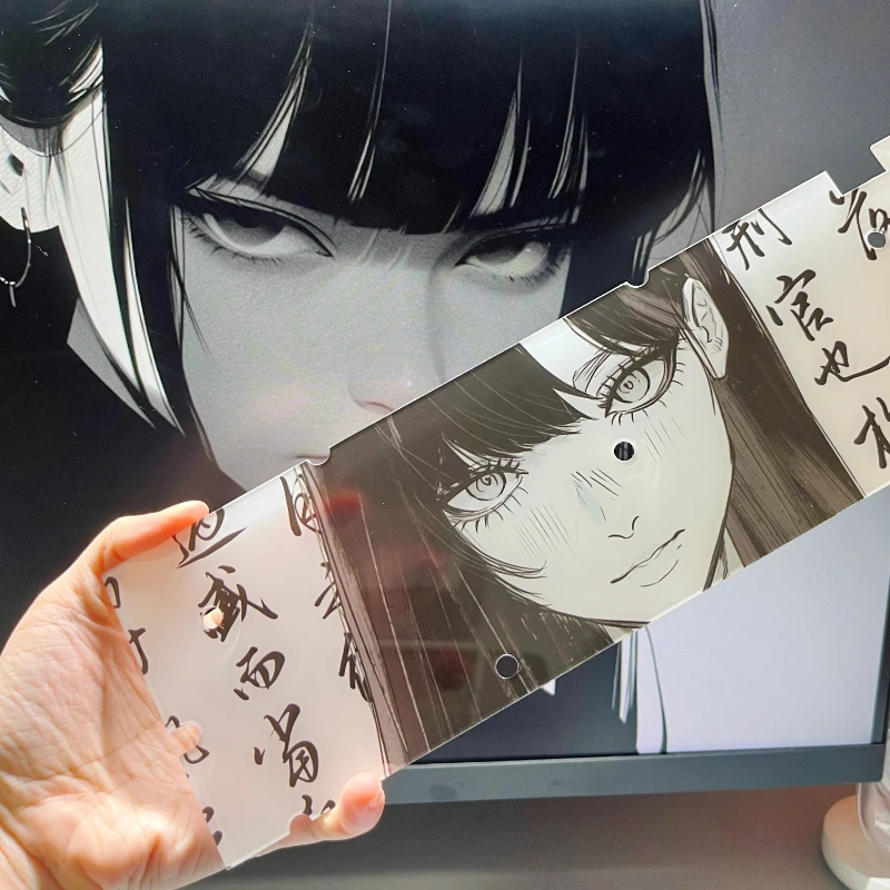 LOBO 커스텀 GH60 할로우 키보드 케이스 UV 아크릴 유니폼 플레이트 (Ace60, Holy60, Mad60, Made68 마그네틱 축 키보드 보드용) 선물