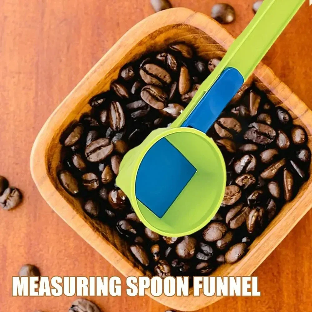 Description Picture 6 of itemCoffee Scoop Funnel For Flling Reusable K-cup Coffee Pot Coffee Spoon Sliding Design Measuring Spoon Kitchen Accessories