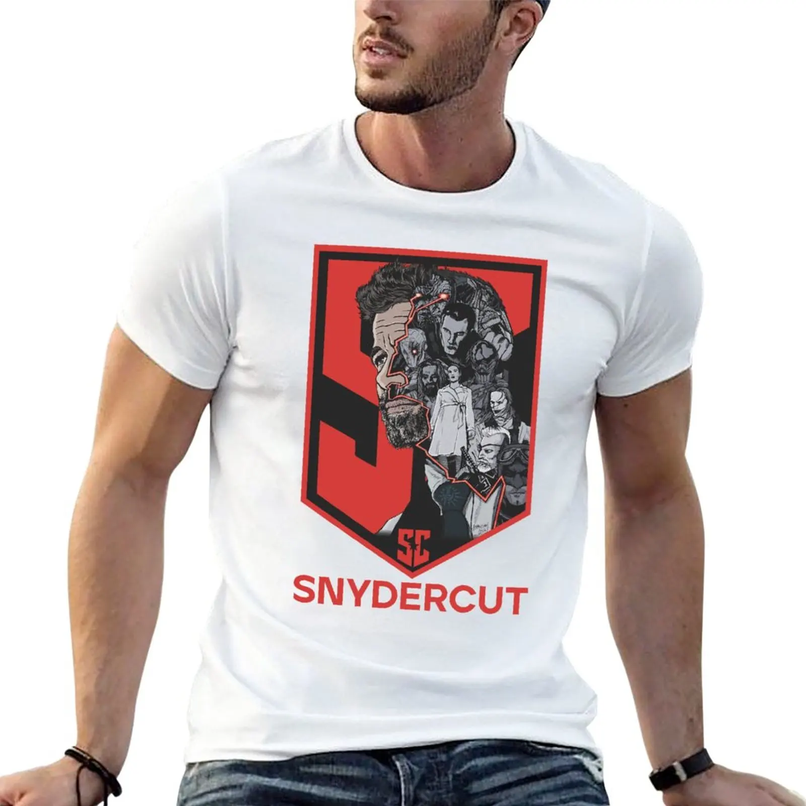 

New SNYDERCUT T-Shirt t-shirts man kawaii clothes Oversized t-shirt workout shirts for men