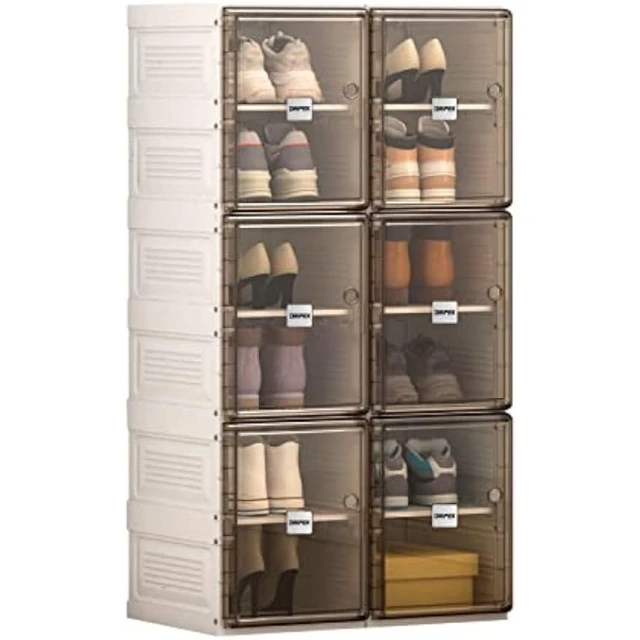50 Pair Shoe Storage Cabinet Rebrilliant Finish: Gray