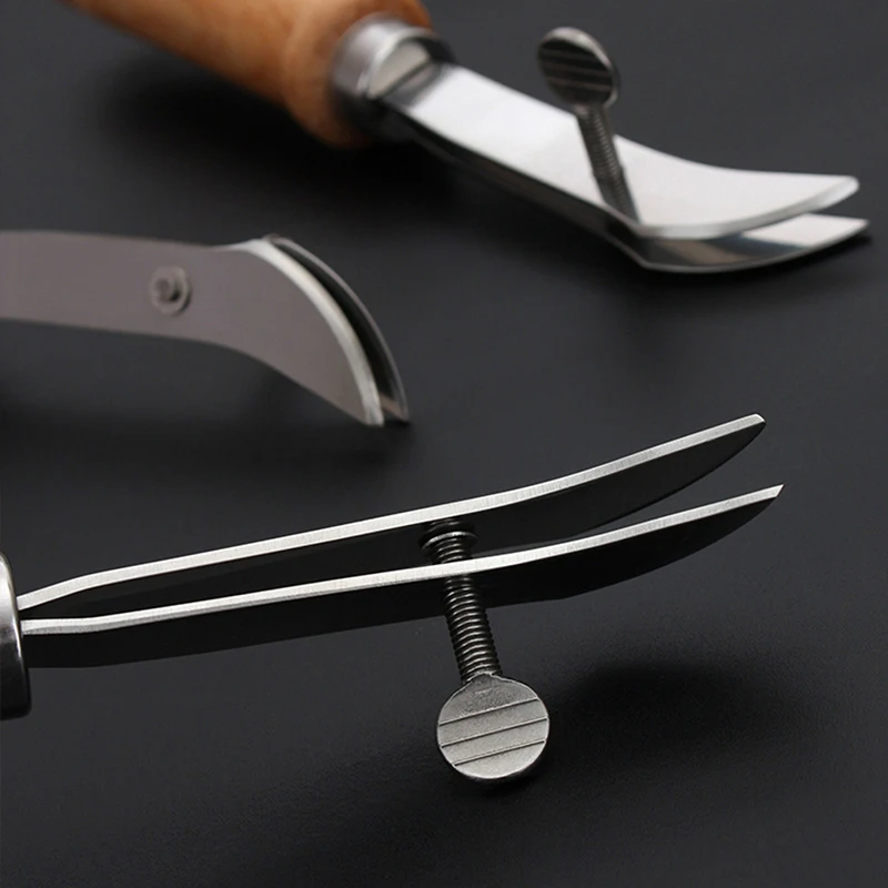 Leather Tool Leather Working Tools Adjustable Leather Edge Stitching Groover Craft Groove Gouge DIY Tool Crimper Slotting and Grooving