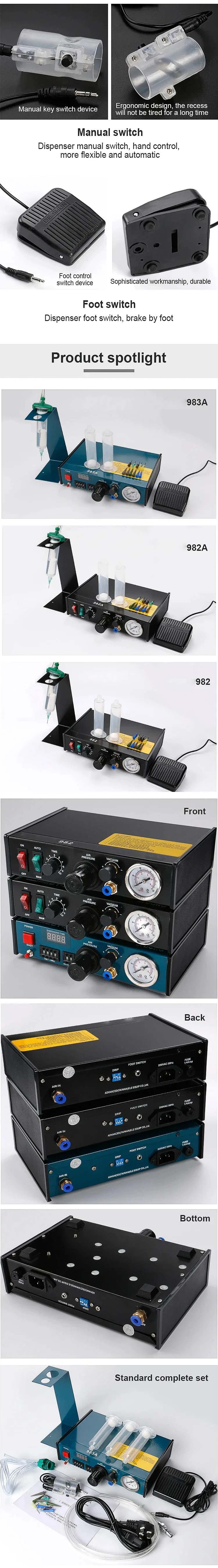 High-Precision Dispenser, Full-Automatic Glue Dispensing Machine, Manual Control