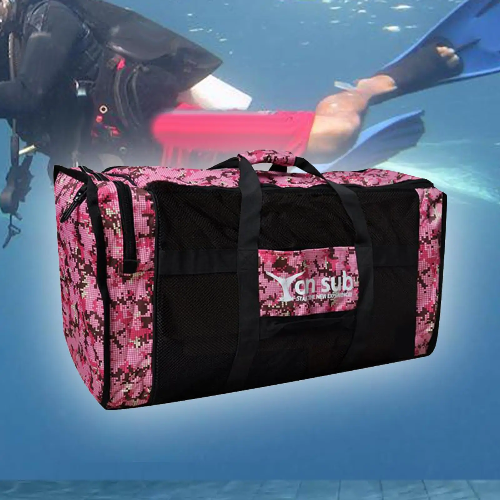 Diving Duffle Bag High Capacity Snorkeling Gear Duffle Handbag for Surfing Underwater Adventure Freediving Rafting Swimming