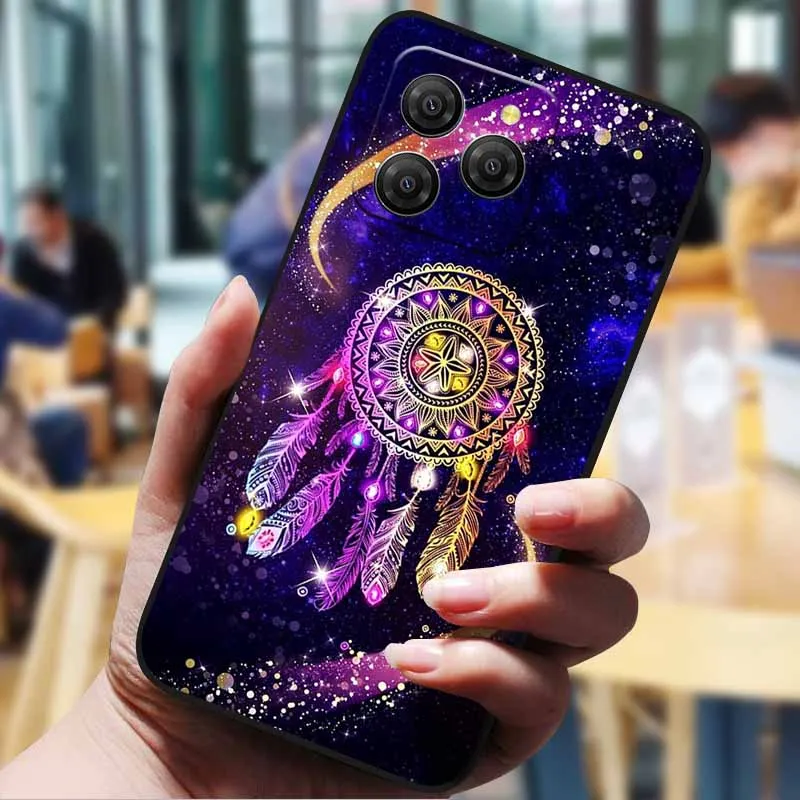 Cartoon Painted Silicone TPU Phone Case - Blackview Shark 9 5G Back Cover Bumper