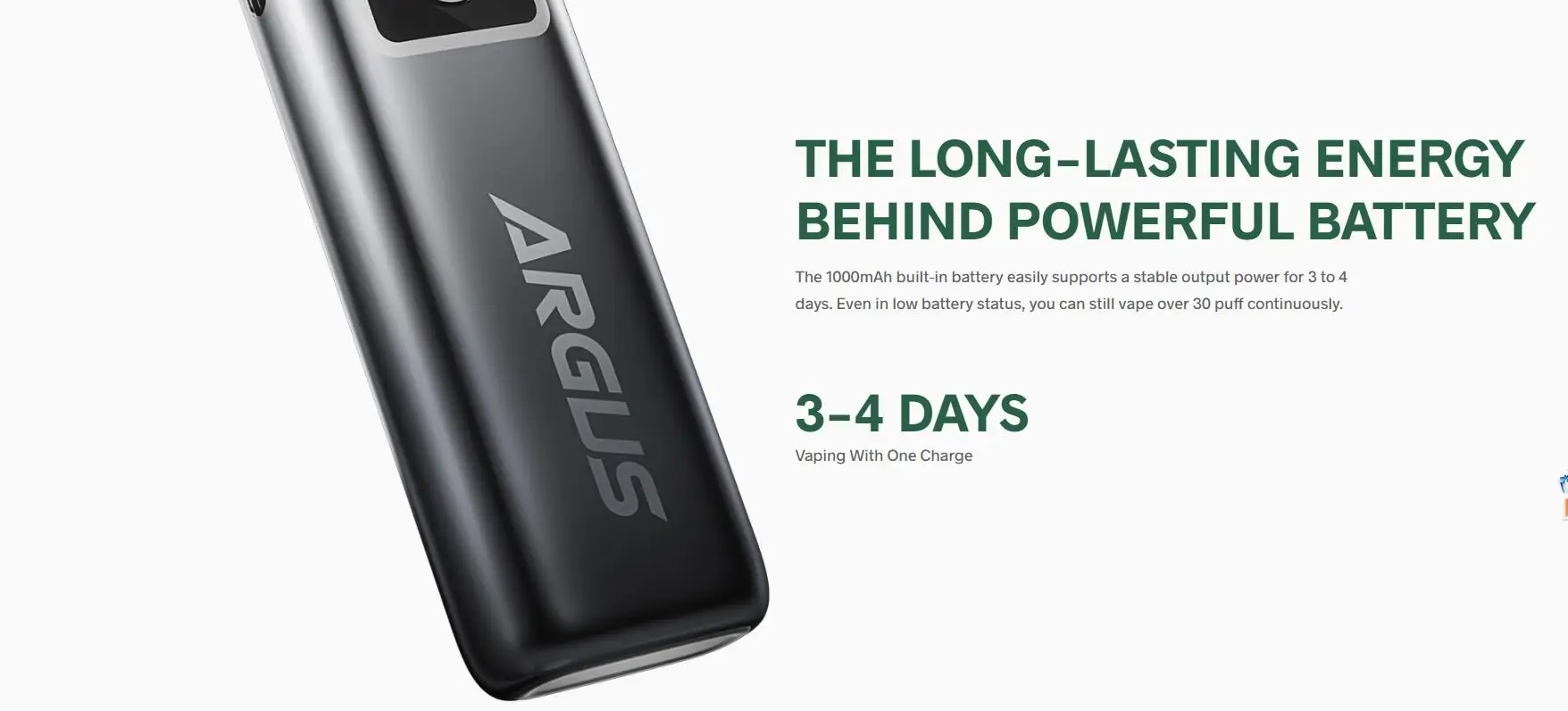 VOOPOO Argus G Kit 25W Vape 1000mAh Batterie 2ml 0.7/1,2 ohm Spule Argus Pod patrone E Zigarette Verdampfer_S5ea846f447c04f0bb63b520f663903b4t