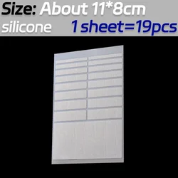 Ring Size Reduction Stickers - Transparent Silicone Adjustment Pads (Semitransparent)