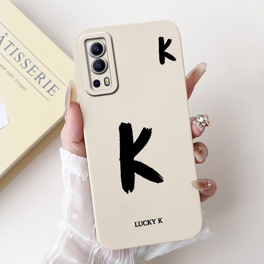 Cute Lucky Letters Soft TPU Phone Case - Fun Design Bumper Cover