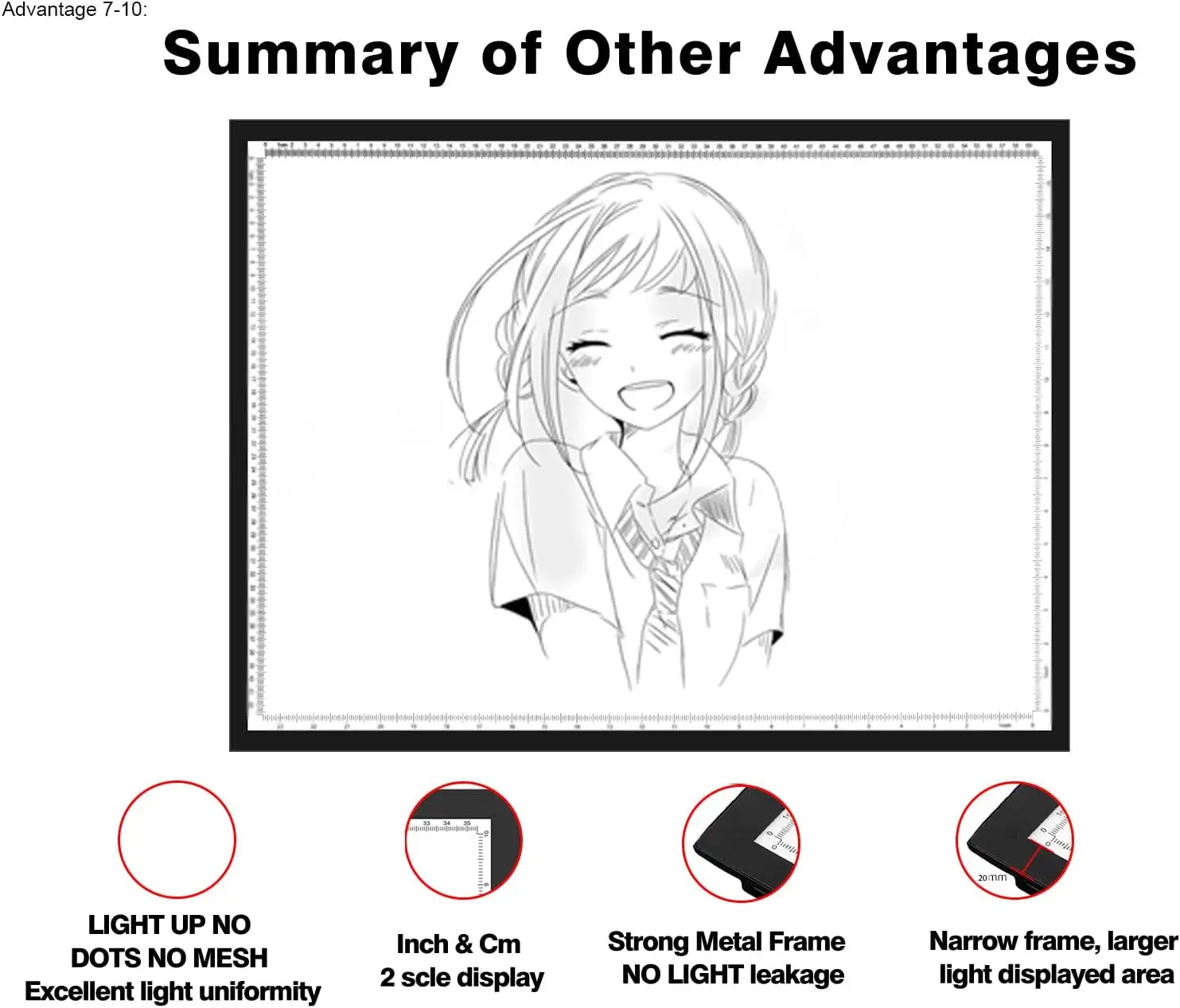 7000+ Lux A1 Light Pad for Diamond Painting, 34.5x22.8inchs Extra Large 3-Colors Lightbox with UL Adapter.