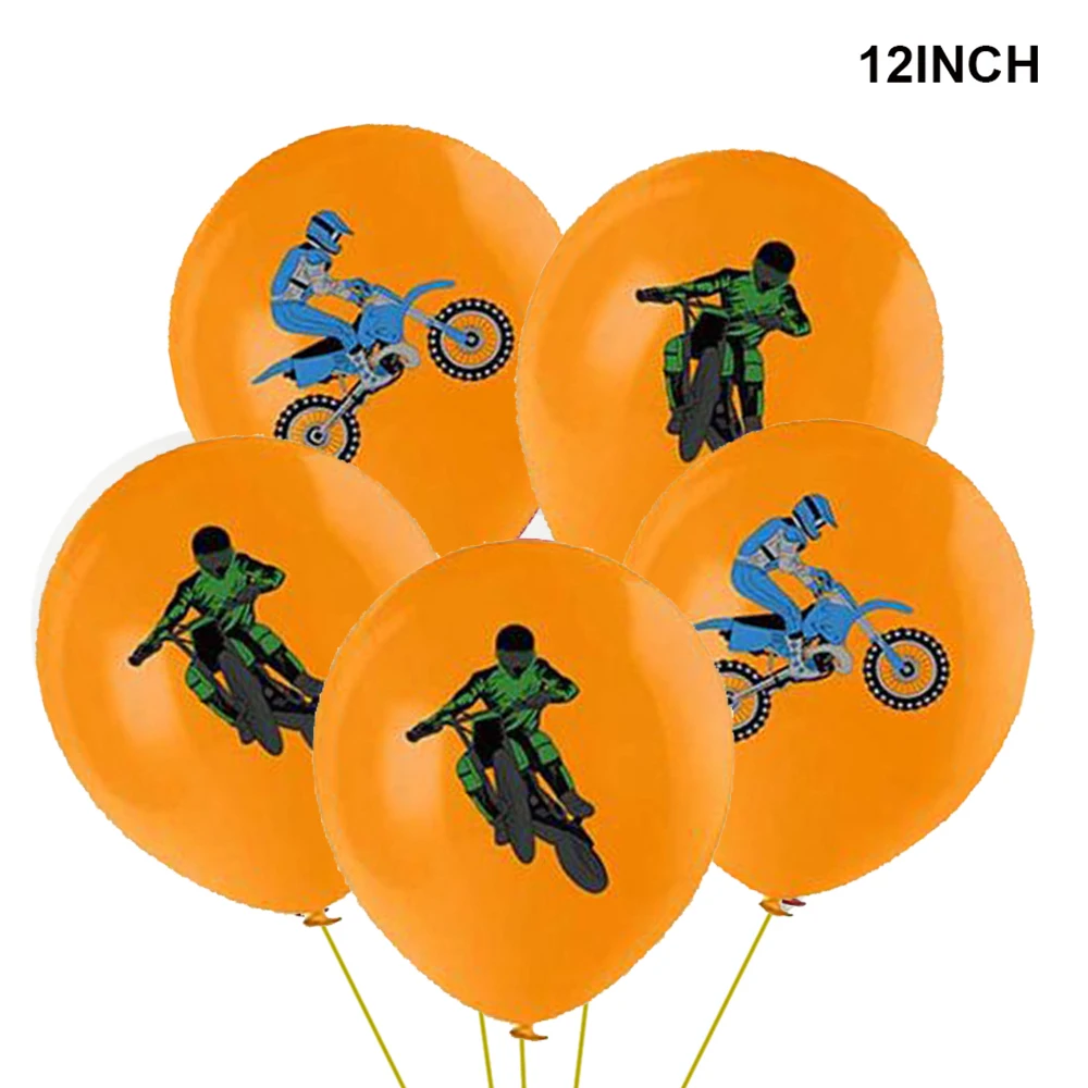 48 Decorazioni Per Cupcake A Tema Motocross – Topper Per Torta Con Moto E Dirt Bike, Feste Compleanno Per Bambini E Uomini - 2
