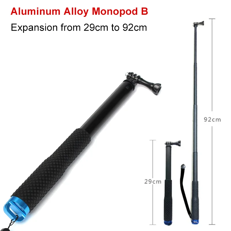 Waterproof Adjustable Selfie Stick Hand Grip Extension Monopod Pole