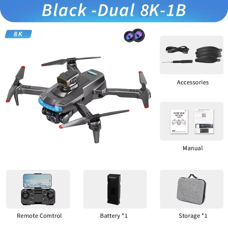 Black Dual 8K-1B