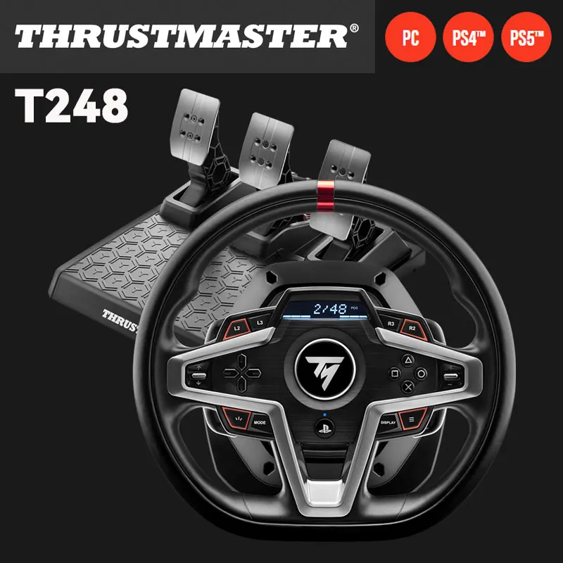 Thrustmaster T248 racing wheel for PlayStation 5 PlayStation 4 PC 