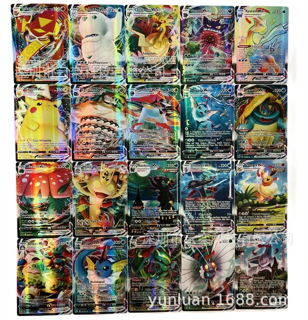 Pokemon Card Lot 100 Official TCG Cards Ultra Rare Included EX GX V MEGA +  HOLOS