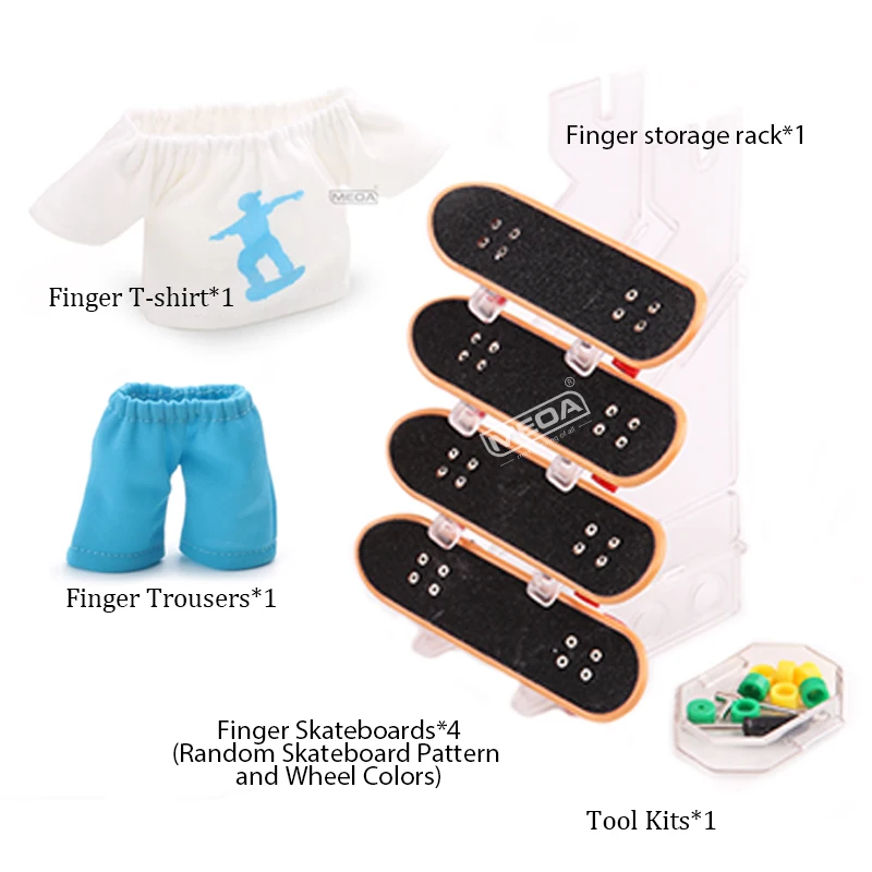 Monopatín de dedo, parque de escena grande con pantalones, rampa profesional para patín de dedo, pista, escaleras, combinación de lugar, juguetes para el hogar interior