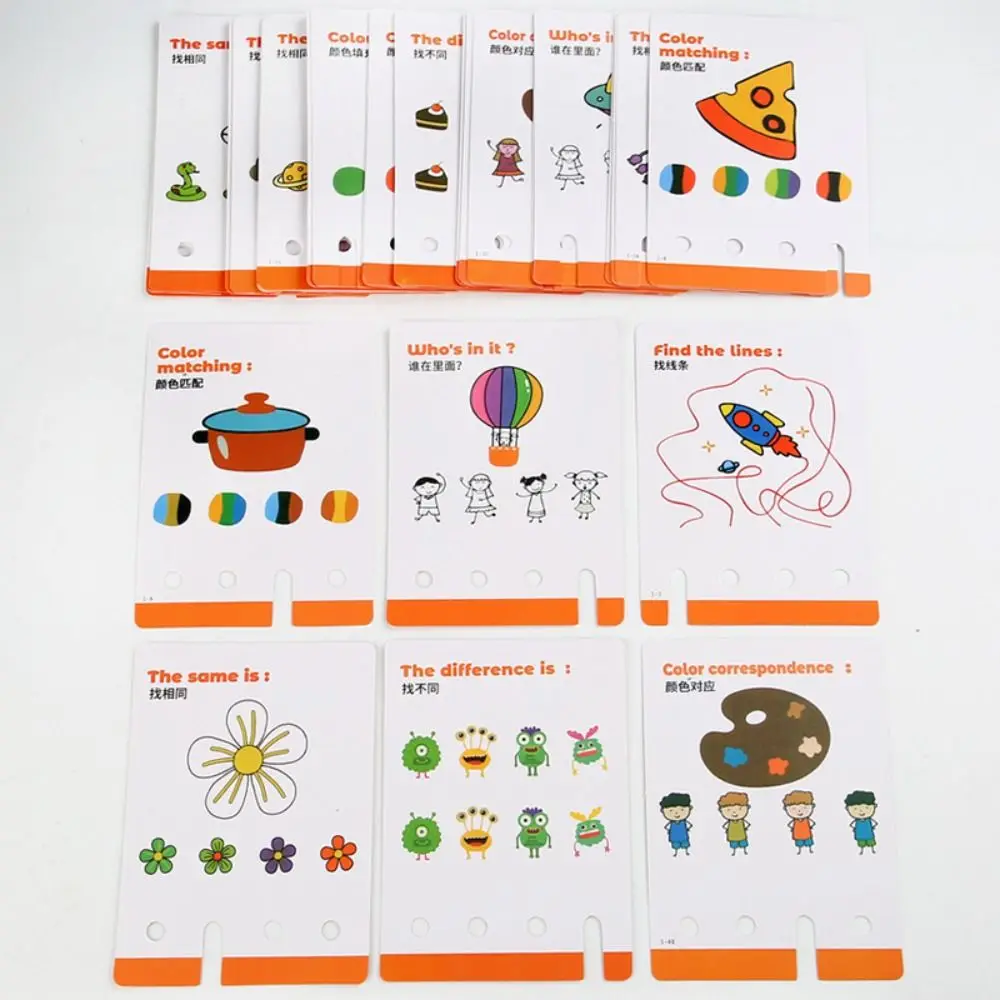 Montessori Logic Unlocking Game Matching Game Early Educational Logic Key Thinking Training Intelligence Multifunction