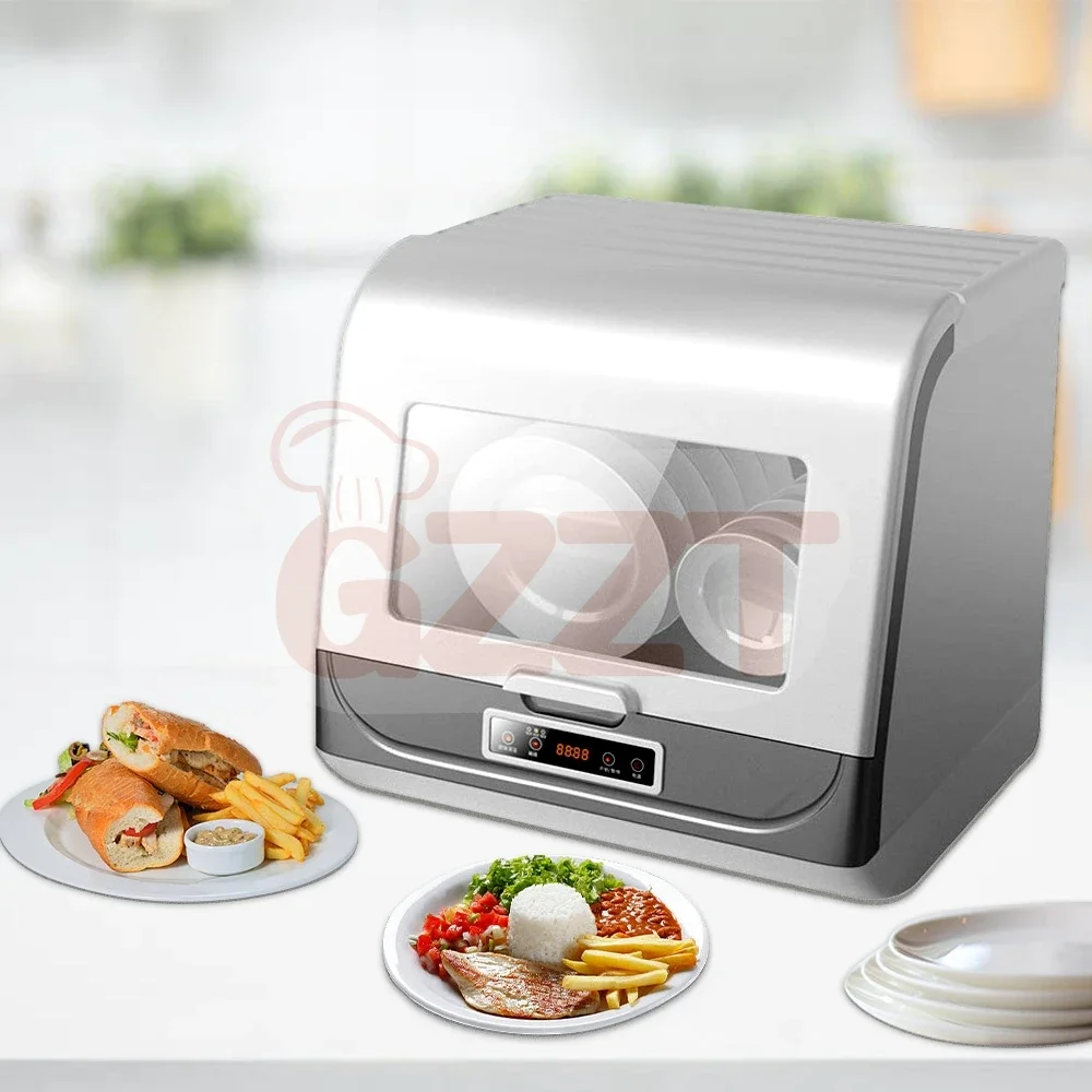 Use Tabletop Dishwasher Counter Top Commercial Dishwasher Kitchen Appliance Tabletop Full-Automatic Dishwasher 3