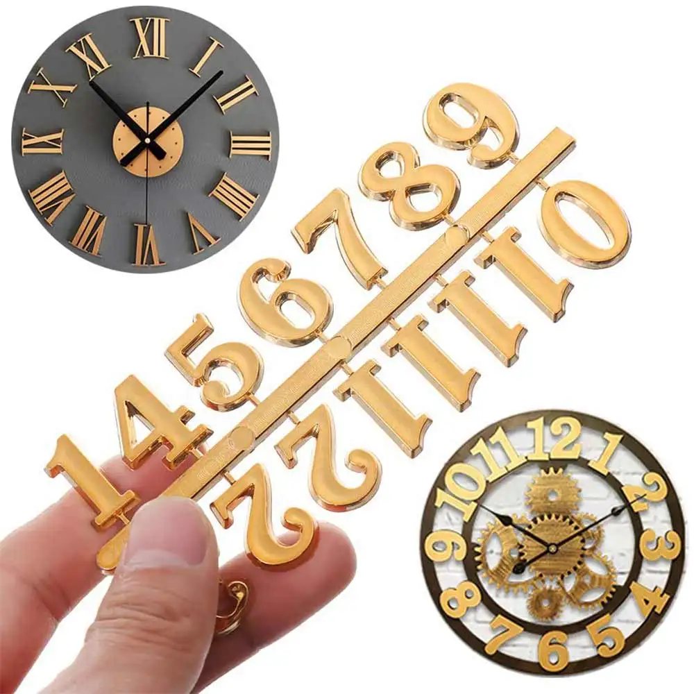 MCDFL Numbers for Quartz Clock DIY Parts Kit Replacement Old Model Wall Digital Watch Accessories Creative Crafts Assembly Spare wall clock digital wall clock digital display clock clock repair tools