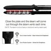 Steam Straightener Infrared Non Damaging Straight Hair Clip Multifunctional Widened Straight Clip Hair Styling Tool Hair Brush 4