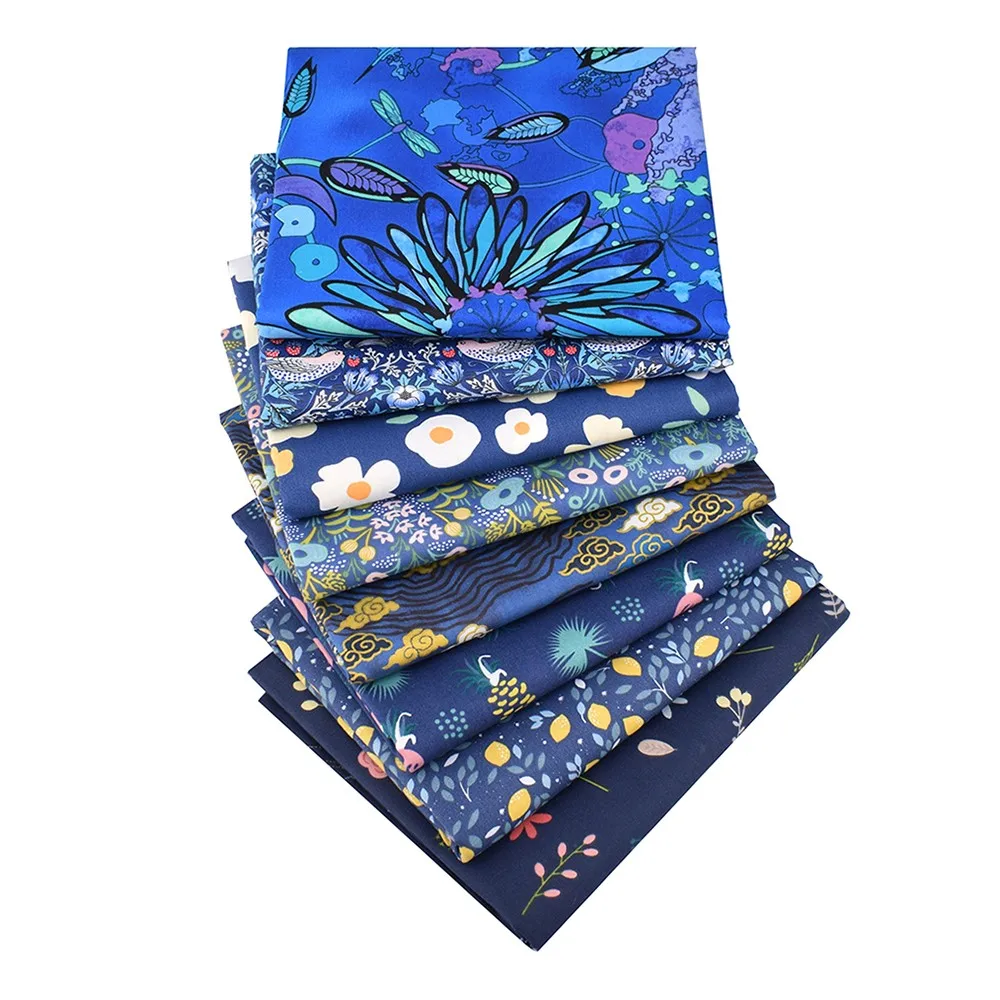 Chainho,Printed Twill Weave Cotton Fabric,Patchwork Cloth,DIY Sewing Quilting Material,Specification:20x25cm/Pcs Or 40x50cm/Pcs