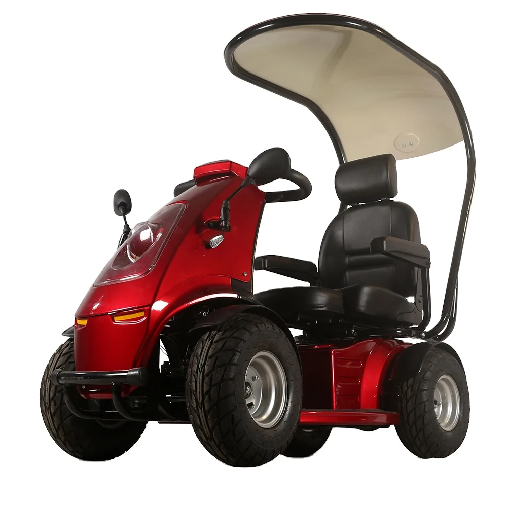 

Large size luxury adjustable seat Four wheel Mobility Scooter