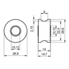 Portable CNC plasma cutting machine rolling bearing 6