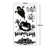 1sheet Halloween Tattoo Sticker Paper Spider Tattoo Sticker Bat Tattoo Sticker 6