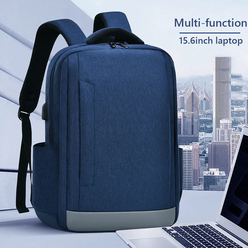 

Men 15.6inch Laptop Backpack Simple Business school bags Customized Male Outdoor Travel Bag College Boys Casual Daypack mochila