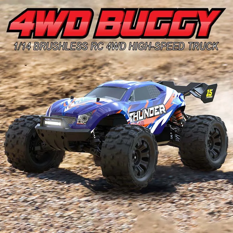 Teeggi MT14R 1:14 Off-road High Speed Rc Car 4WD 100KM/H Brushless motor Remote Control Drift Racing Cars Toys For Children Gift 6