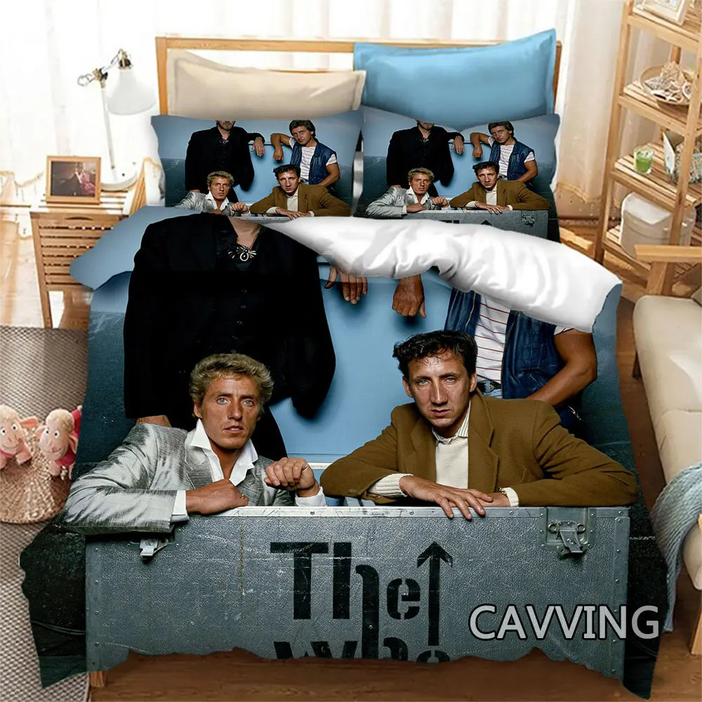 

THE WHO BAND 3D Bedding Set Duvet Covers & Pillow Cases Comforter Quilt Cover Home Textile (US/EU/AU Sizes) K01