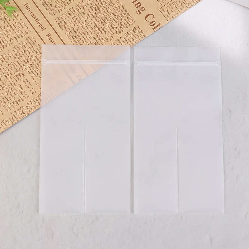 10Pcs Frosted Uhr Band Separator Taschen Mit Hängen Loch Verdicken Schmuck Paket Taschen Anti-Oxidation Organizer Display Beutel – Detail 7