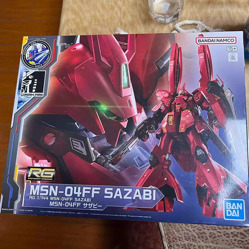 Original BANDAI GUNDAM SIDE-F Begrenzte RG 1/144 MSN-04FF SAZABI 