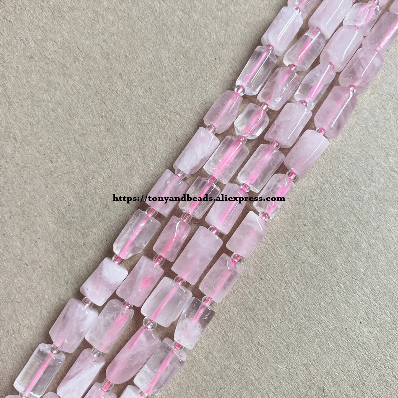 Natural Stone Beads 7" Natural Faceted Amethyst Tiger Eye Jade Etc. Cylinder Spacer 6.5X10mm For Jewelry Making DIY