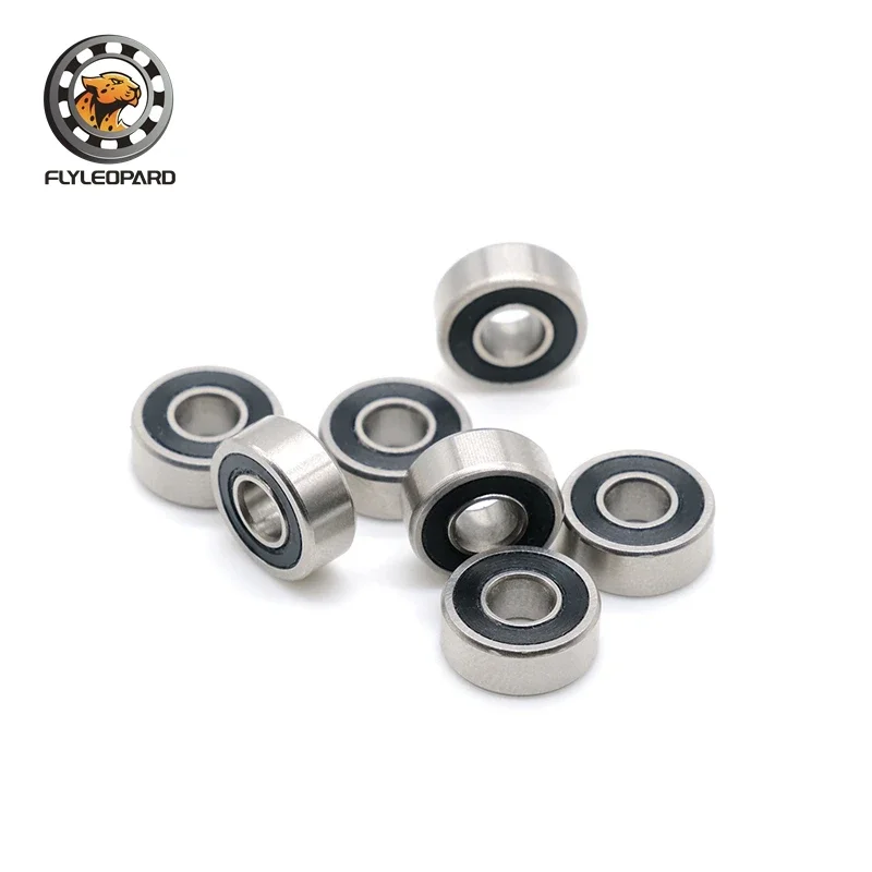 Bearing 10PCS 684RS ABEC-7 4x9x4 mm Hobby Electric RC Car Truck Ball Bearings Black Sealed 684-2RS 684 RS 2RS