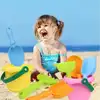 8PCS Summer Beach Sand Play Accessories Children Outdoor Games Beach Toys For Kids Winter Snow Play Tools (random colors) 1