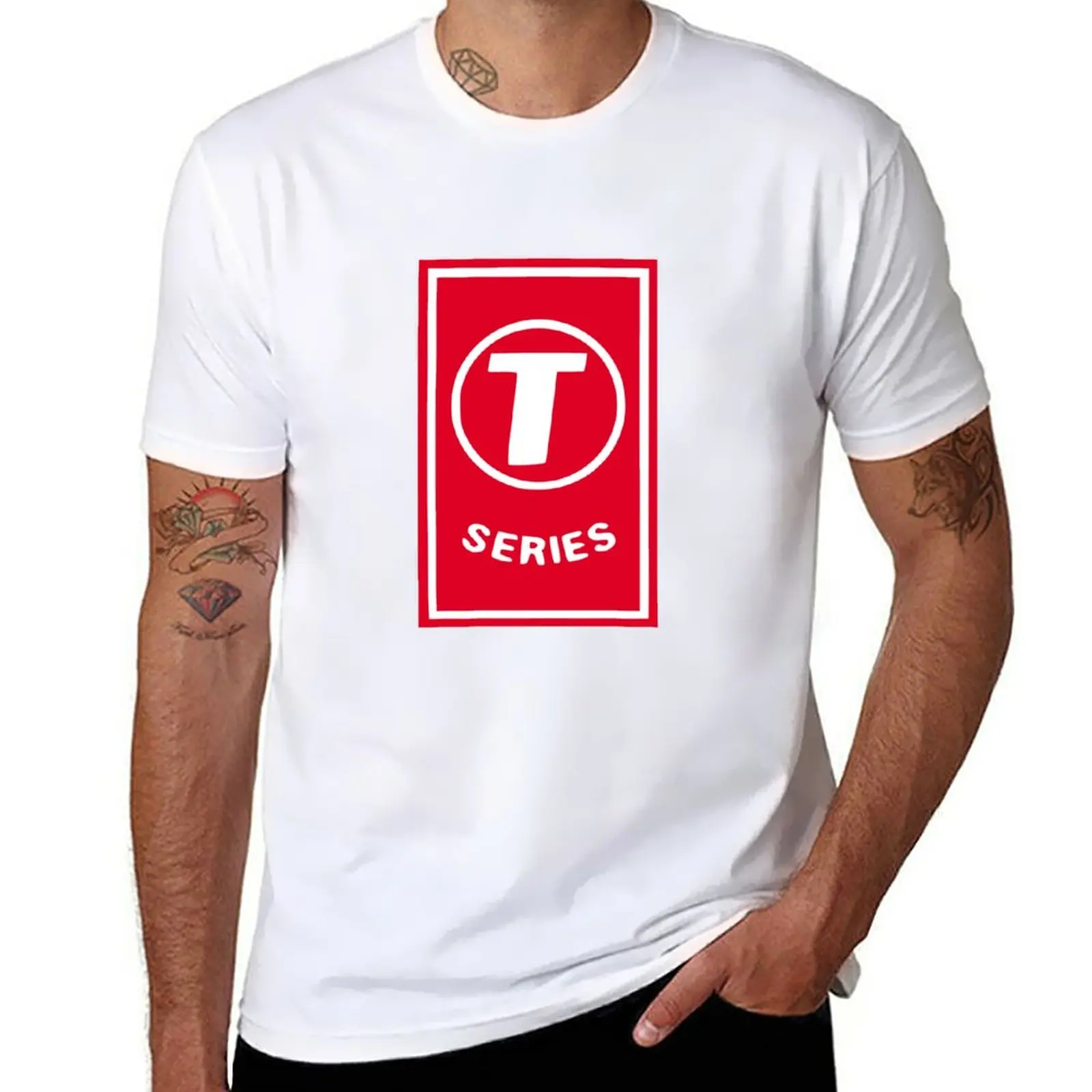 

T-Series T-Shirt plain oversizeds anime mens big and tall t shirts