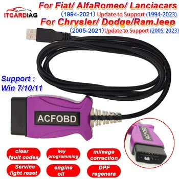 ITCARDIAG ACFOBD OBD Scanner OBD2 strumento diagnostico per Fiat/Alfa/Romeo/Lancia/Chrysler/Dodge/Ram/Jeep supporto ABS AIRBAG Cluster