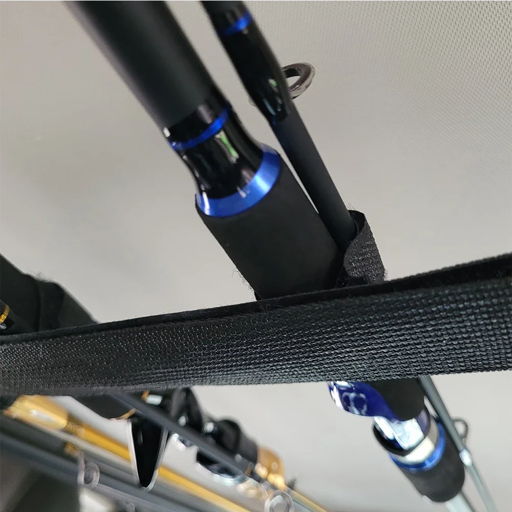Fishing Rod Holder Adjustable On-board Car Fixed Belt Portable Fishing Placement Rack