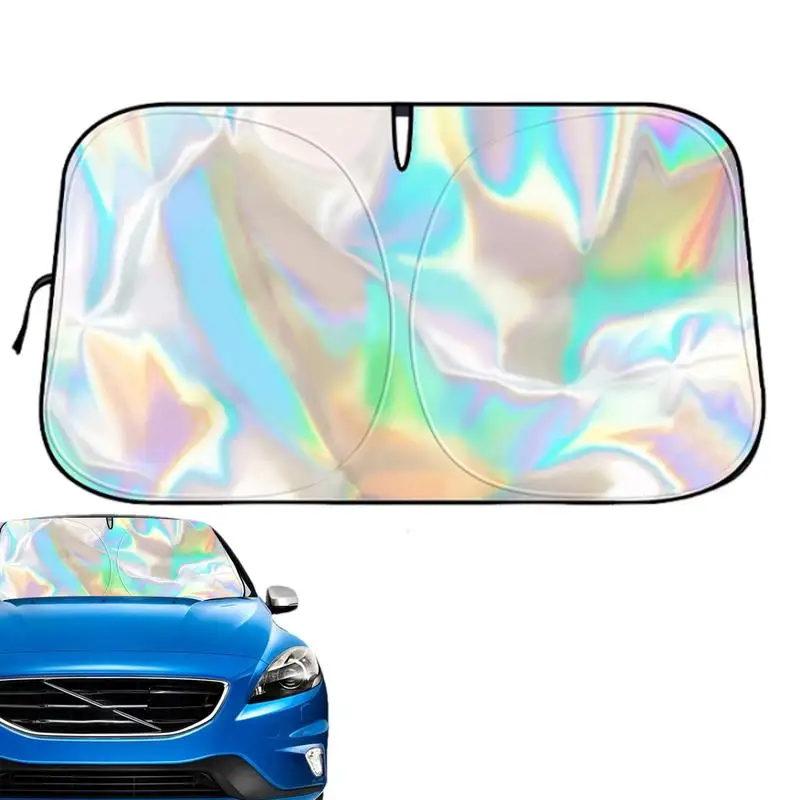 

Car Front Sunshade Foldable Windshield Reflector Sun Blocker Universals Fit For Car Truck & SUV Car Windshield Sun Shade Cover