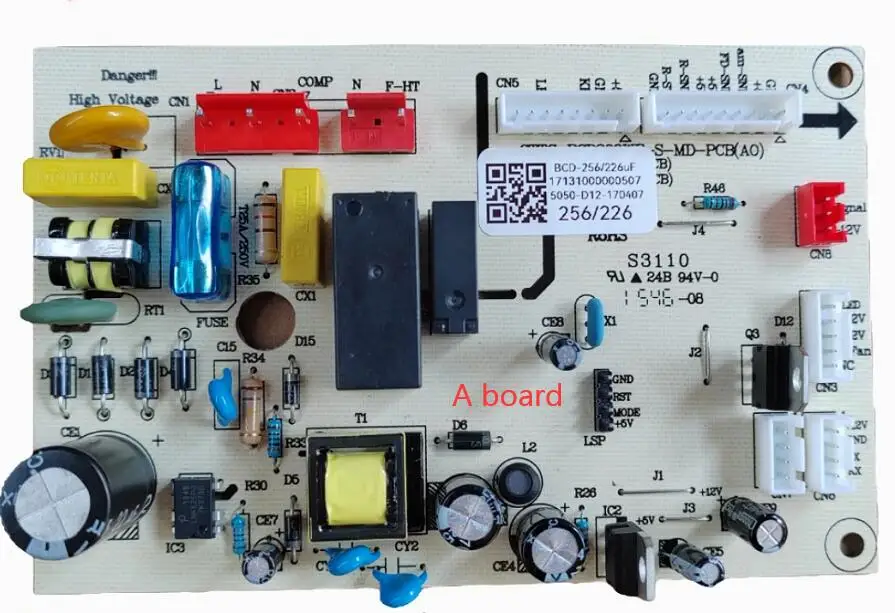 

midea refrigerator board CE-BCD308WE-S CE-BCD232WE-S 17131000000521 BCD-256/226 17131000000507 CE-BCD196WE-D 17131000004321