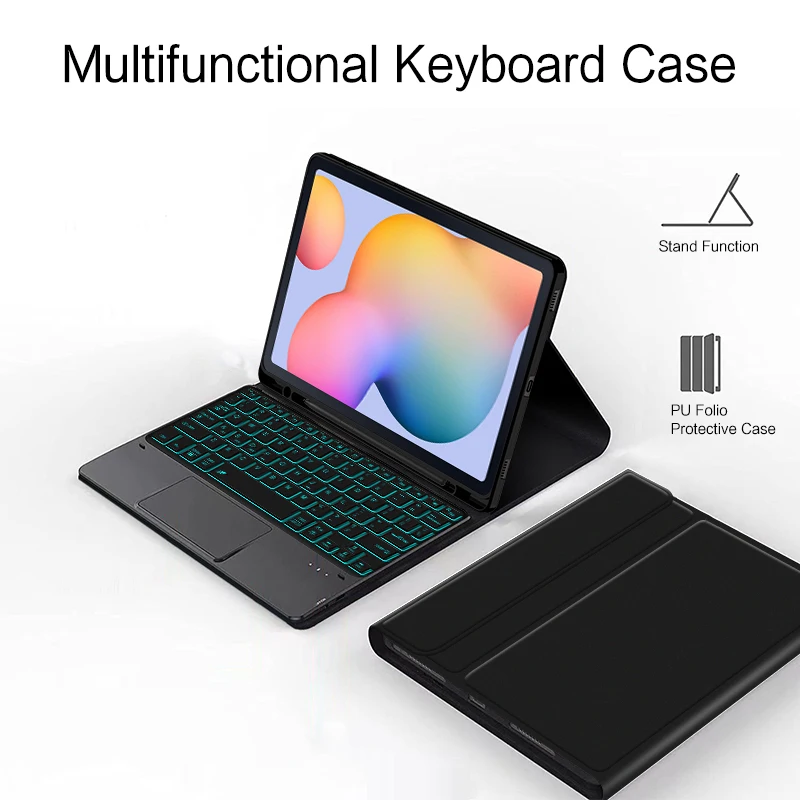 AJIUYU Backlit Keyboard Case with TrackPad