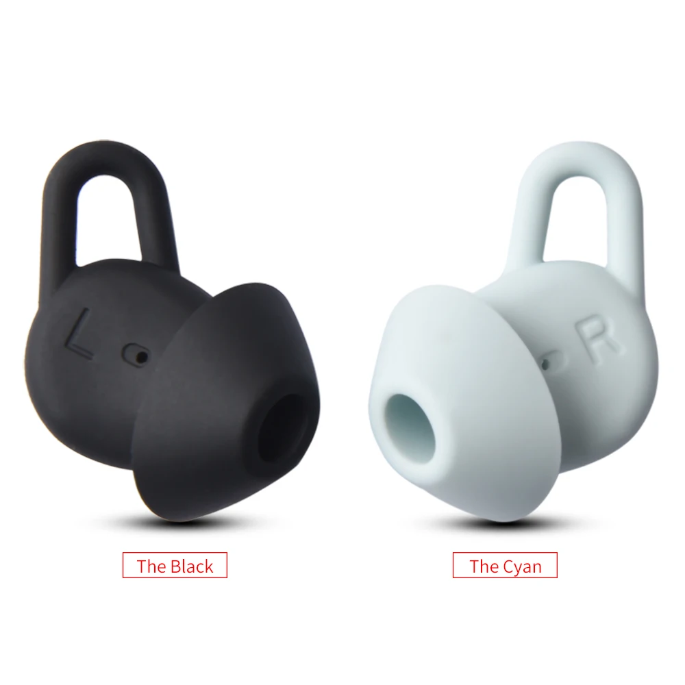 Premium Silicone Ear Tips for Earbuds and Headphones – 2-Pack Replacement Set
