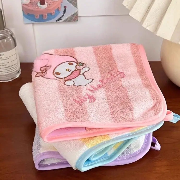 

sanrio Kuromi My melody Cinnamoroll creative cute simple cartoon small square towel exquisite kawaii anime character bath towel
