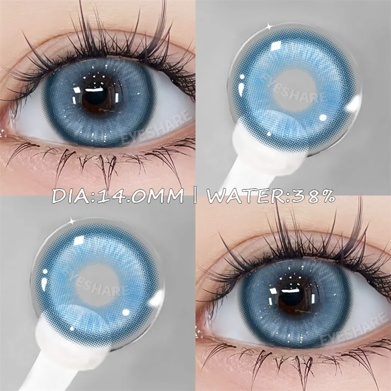 Vibrant Purple Fashion Contacts - High-Quality Soft Beauty Lenses (Yearly)