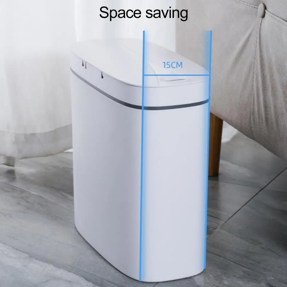 

Practical Induction Rubbish Bin Odor Isolation Automatic Dustbin Good Sealing Sensitive Induction Rubbish Bin Trash Holding